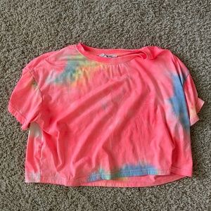 Crop Tie Dye Tee